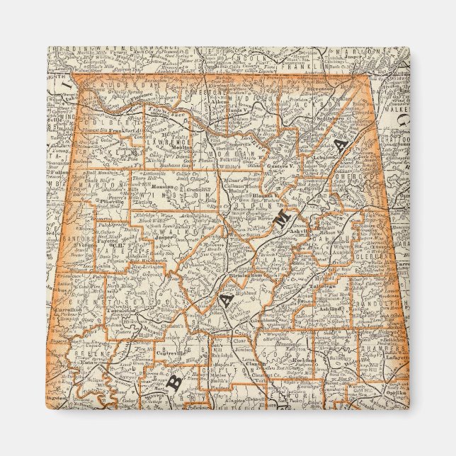 Alabama 4 magnet (Framsidan)