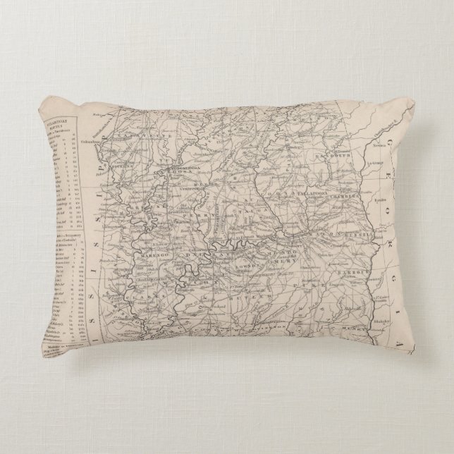 Alabama 6 prydnadskudde (Framsidan)