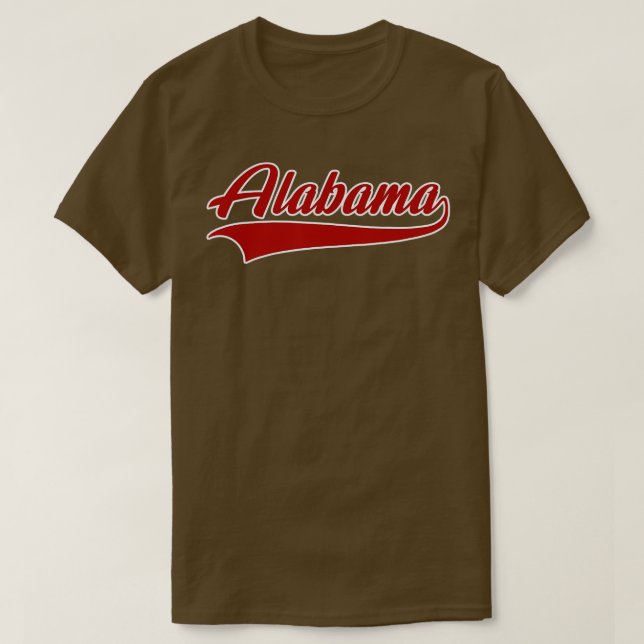 Alabama AL Throwback Design Classic T Shirt (Design framsida)