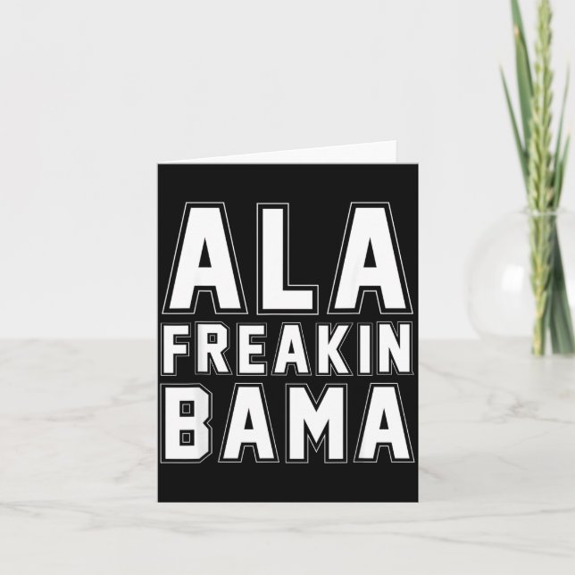 Alabama Ala Tokiga Bama Roligt  Kort (Framsida)