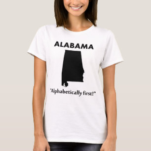 Alabama - Alfabetiskt Först T-shirt