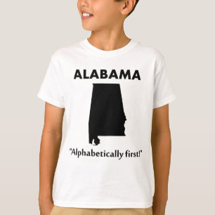 Alabama - Alfabetiskt Först Tee