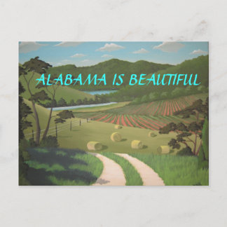 ALABAMA ÄR BEAUTIFUL VYKORT