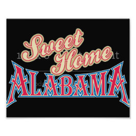 Alabama är hemma fototryck
