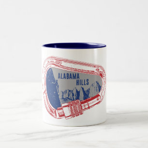 Alabama Backe klättrande Carabiner Två-Tonad Mugg