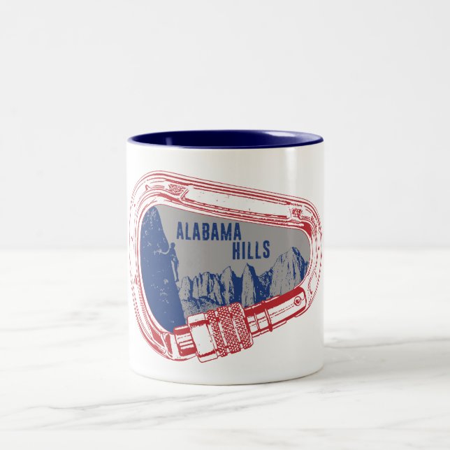 Alabama Backe klättrande Carabiner Två-Tonad Mugg (Center)