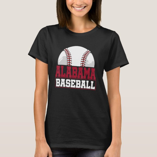 Alabama Baseball T Shirt (Framsida)