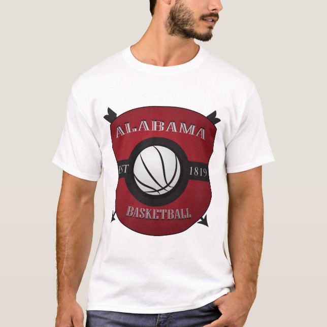 Alabama basket skyddar logotypen t-shirt (Framsida)