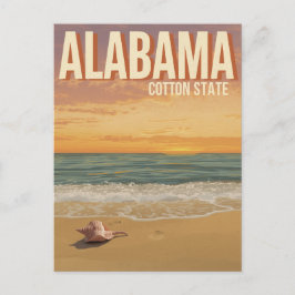 Alabama Beach Sunset Vykort