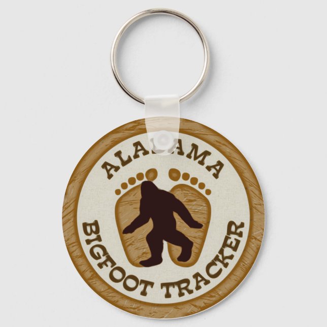 Alabama Bigfoot Tracker Nyckelring (Framsida)
