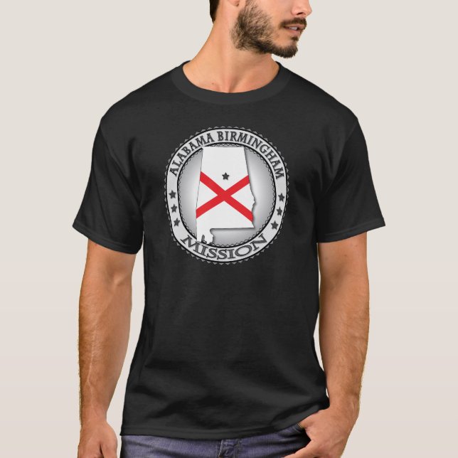 Alabama Birmingham LDS beskickninggåvor T-shirt (Framsida)
