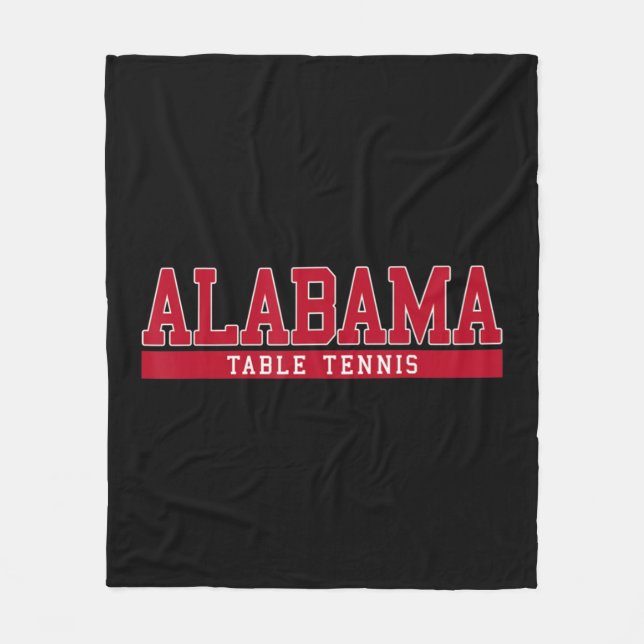 Alabama Bord Tennis Fleecefilt (Framsidan)