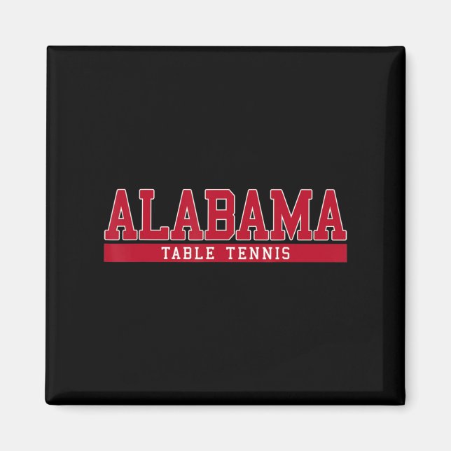 Alabama Bord Tennis Magnet (Framsidan)