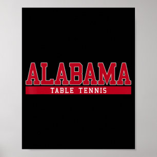 Alabama Bord Tennis Poster