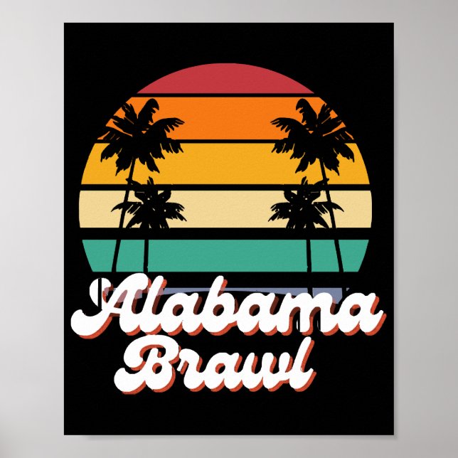 Alabama Brawl Poster (Framsidan)
