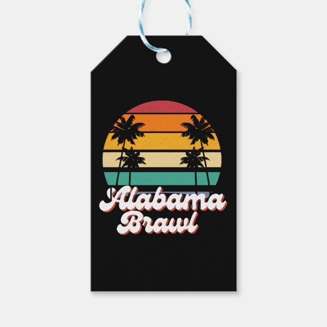 Alabama Brawl Presentetikett (Framsidan)