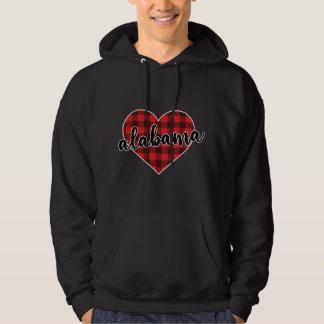 Alabama Buffalo Play Heart Mysigt Julvinter Hoodie