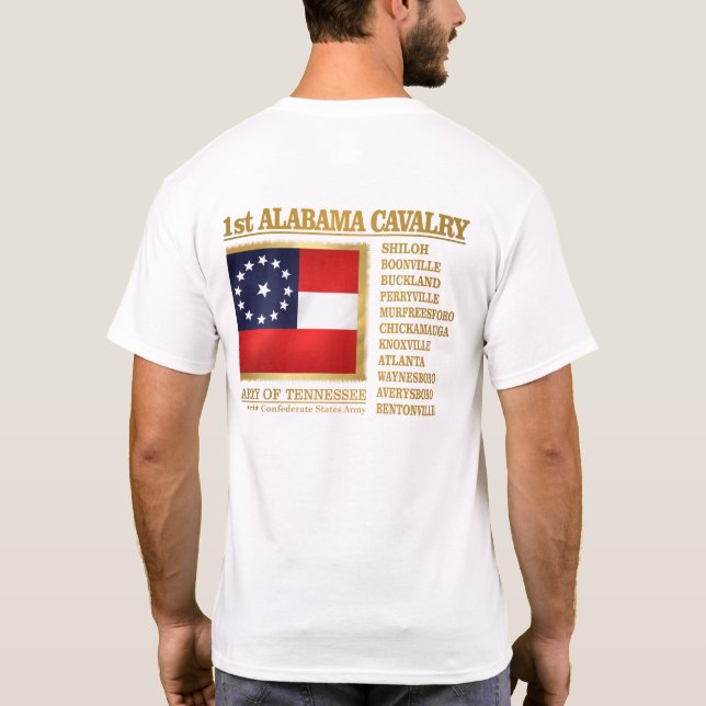 Alabama Cavalry (BA2) T Shirt (Baksida)
