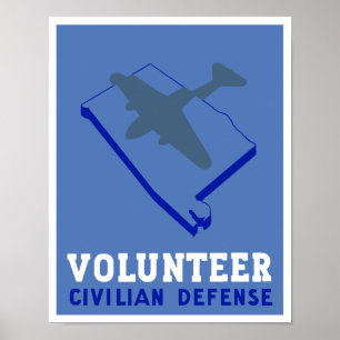 Alabama Civilian Defence - WPA Poster