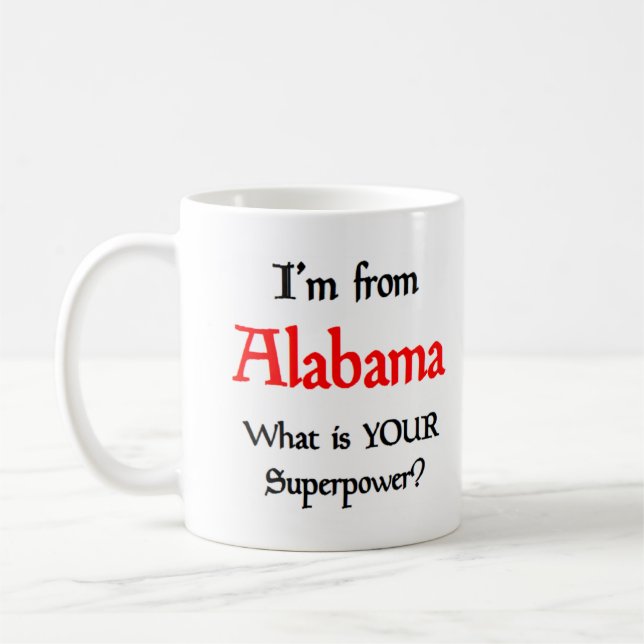alabama coffee mug kaffemugg (Vänster)