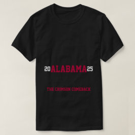 Alabama Crimson Tide 2025 T Shirt