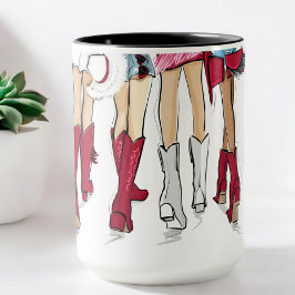 Alabama Dam Mode CowboyBoots Hats Crimson Mugg