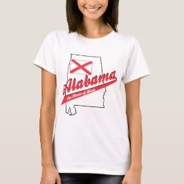 Alabama - Dixies hjärta T-shirt