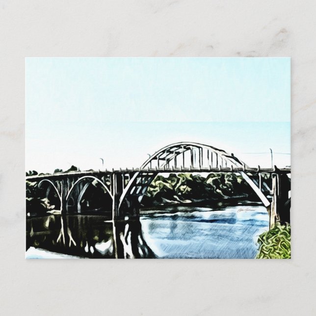 Alabama Edmund Pettus Bridge Vykort (Framsida)