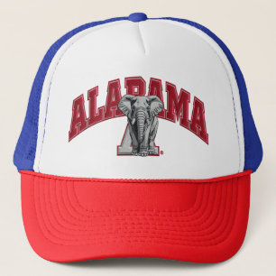 Alabama Elefant Truckerkeps Klassiskt Collegete