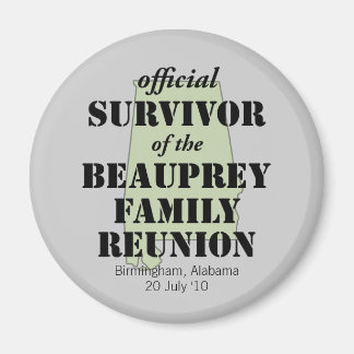 Alabama Family Reunion Survivor (grönt) Magnet