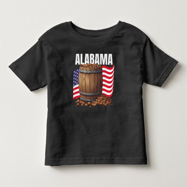 Alabama Fine Jersey Dark T Shirt (Framsida)