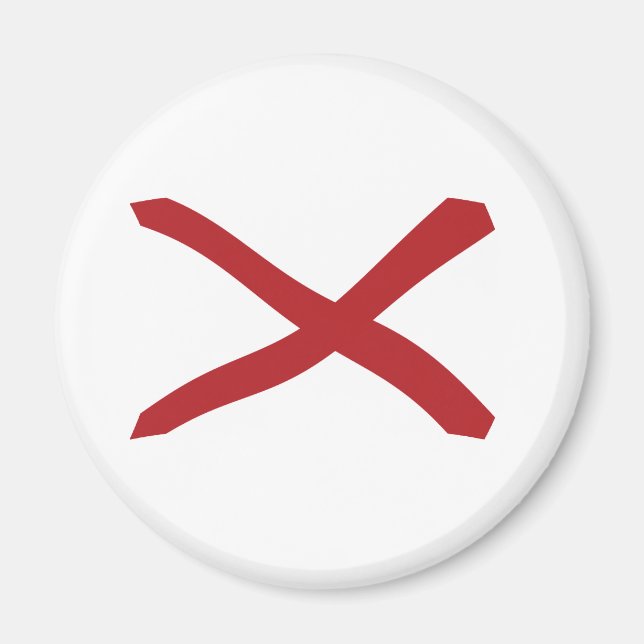 Alabama Flagga Magnet (Framsidan)