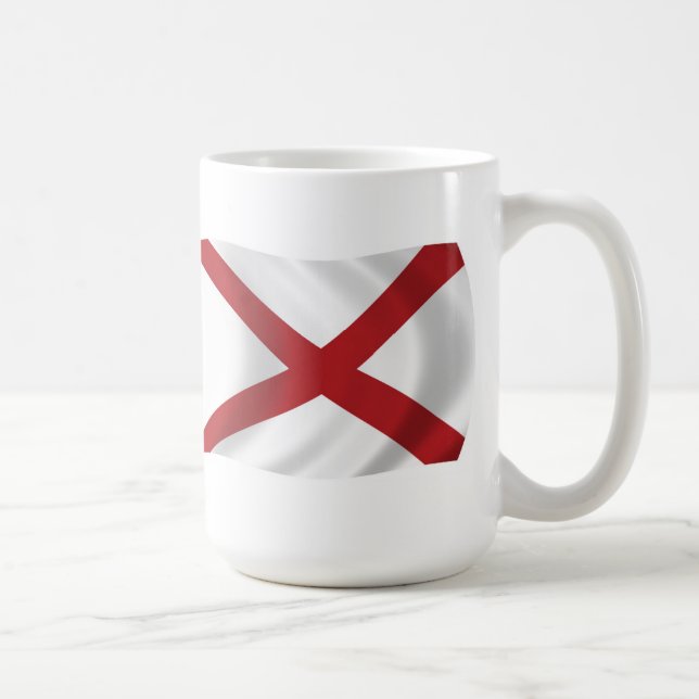 Alabama Flagga Mugg (Höger)