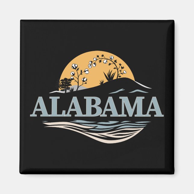 Alabama Förenta staterna Magnet (Framsidan)