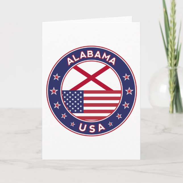 Alabama, Förenta staterna Stater, Kort (Framsida)
