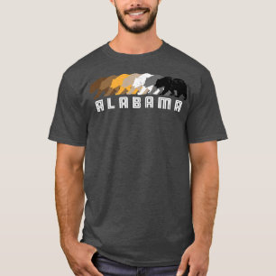 Alabama Gay Bear Distress  T Shirt