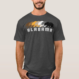 Alabama Gay Bear Distress  T Shirt