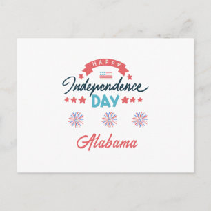 Alabama: Glad självständighetsdag! Vykort