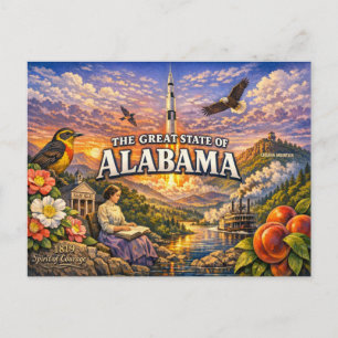 Alabama Greetings vykort 