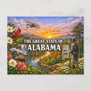 Alabama Greetings vykort