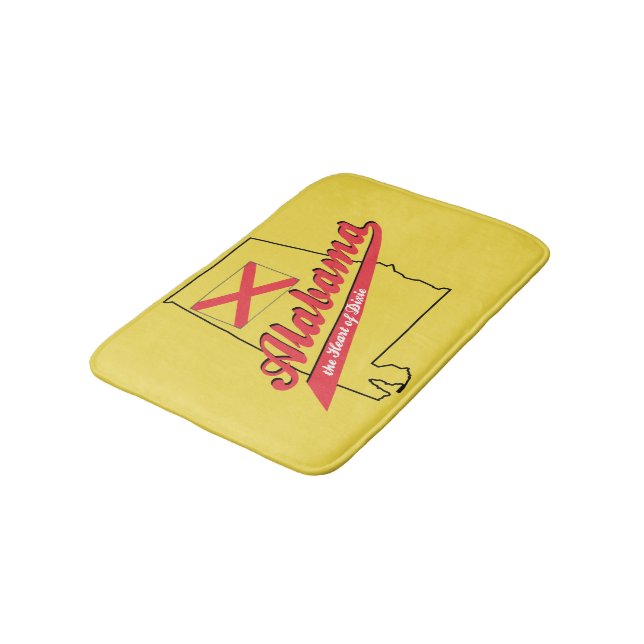 Alabama Heart of Dixie Badrumsmatta (Vinklad)