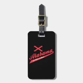 Alabama Heart of Dixie Bagagebricka