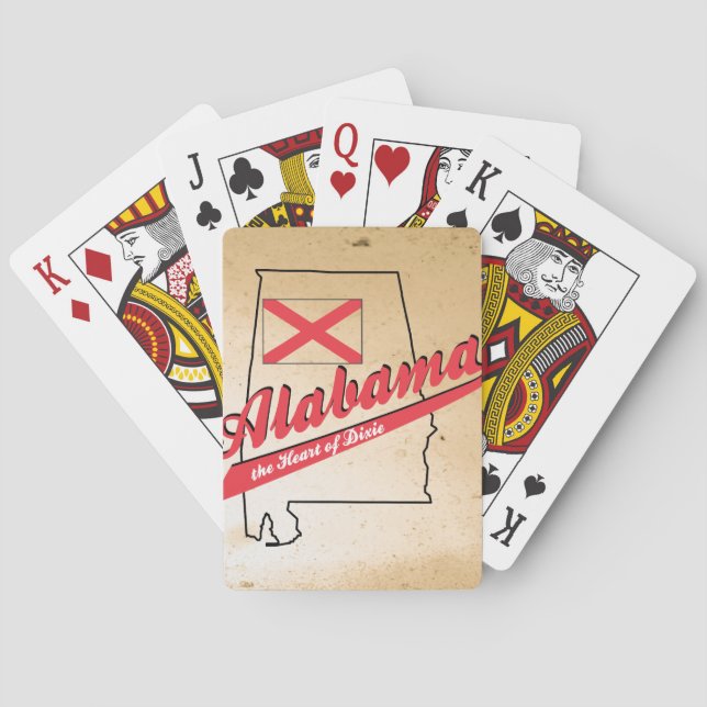 Alabama Heart of Dixie Casinokort (Baksidan)