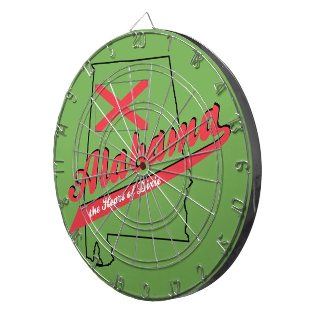 Alabama Heart of Dixie Darttavla (Högra Framsidan)