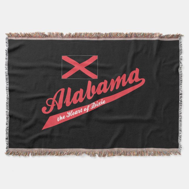 Alabama Heart of Dixie Filt (Framsidan)