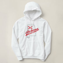 Alabama Heart of Dixie Hoodie för kvinnor