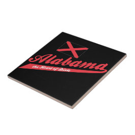 Alabama Heart of Dixie Kakelplatta