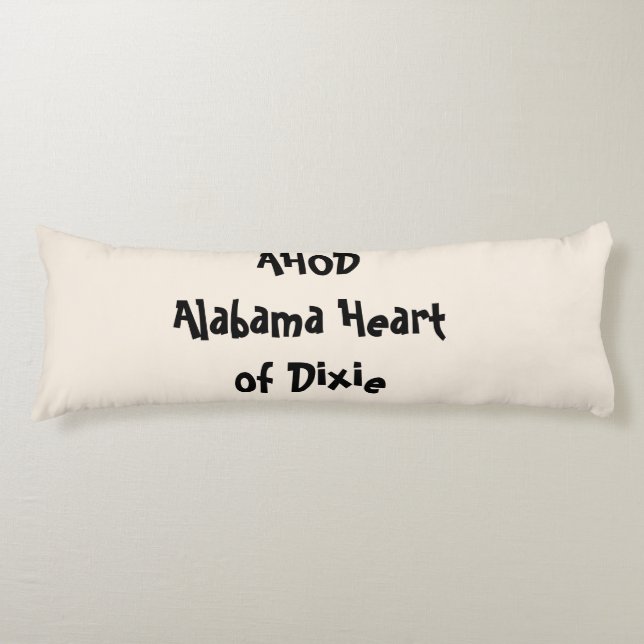 Alabama Heart of Dixie Kroppskudde (Framsidan)