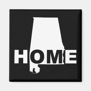 Alabama Hemma Borta Från Stat Frysmagnet Magnet