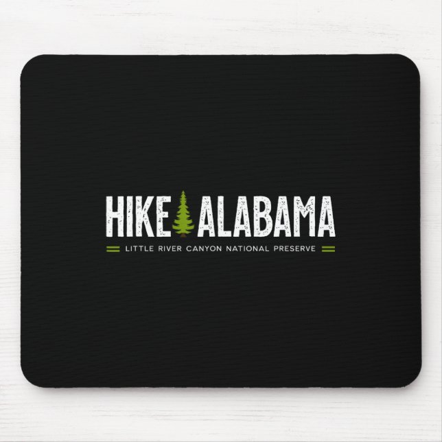 Alabama Hike Little River Canyon Tree Retro Graphi Musmatta (Framsidan)